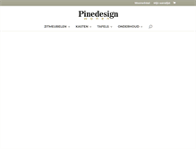 Tablet Screenshot of pinedesign.nl