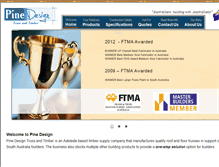 Tablet Screenshot of pinedesign.com.au